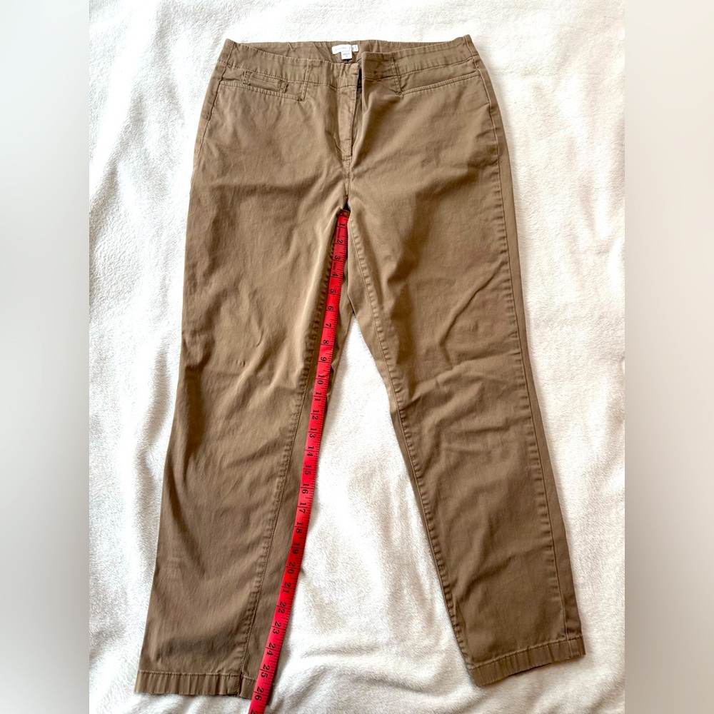 J Jill khaki pants. Size 8.